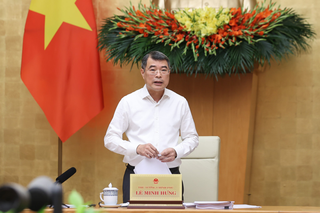 Thủ tướng Chính phủ Lê Minh Hưng chủ trì phiên họp Chính phủ thường kỳ tháng 4/2026 - phiên họp Chính phủ thường kỳ đầu tiên của Chính phủ khóa XVI (Ảnh: VGP/Nhật Bắc)