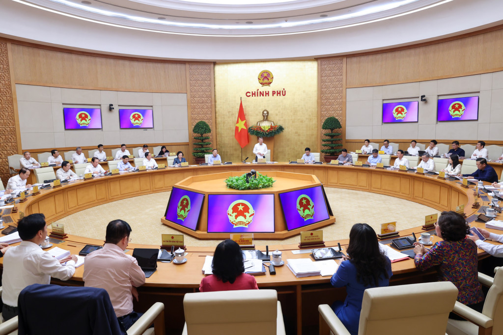 Phiên họp Chính phủ thường kỳ tháng 4 năm 2026 (Ảnh: VGP/Nhật Bắc)