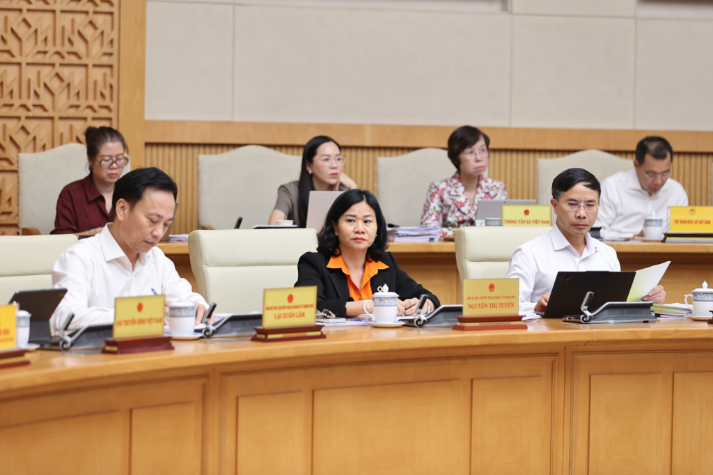 Các đại biểu tham dự phiên họp Chính phủ thường kỳ tháng 4 năm 2026 (Ảnh: VGP/Nhật Bắc)