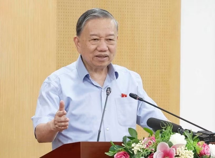 Tổng Bí thư, Chủ tịch nước Tô Lâm phát biểu