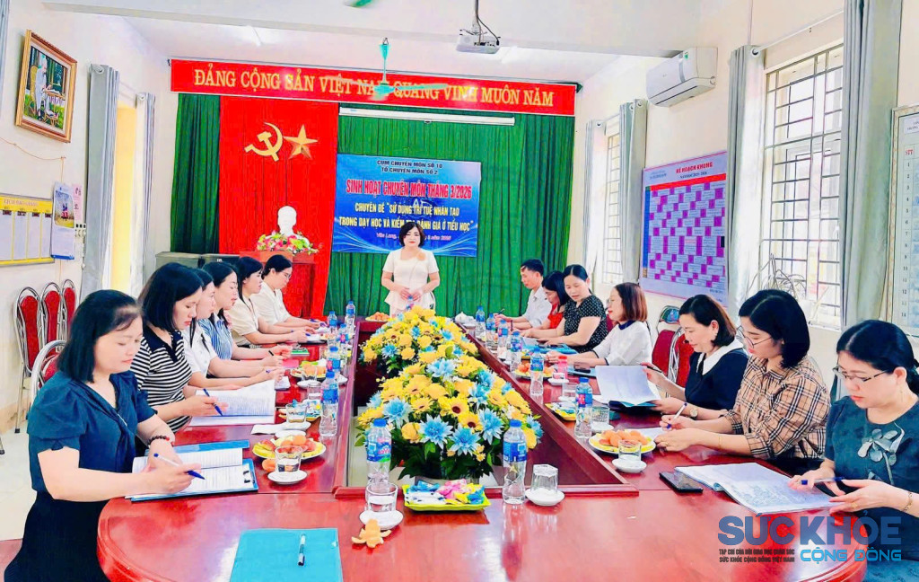 Sinh hoạt chuyên môn các trường thuộc xã Văn Lang (ảnh:TL)