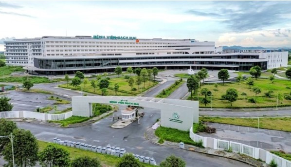 Toàn cảnh Bệnh viện Bạch Mai cơ sở 2 (Ảnh: TL)
