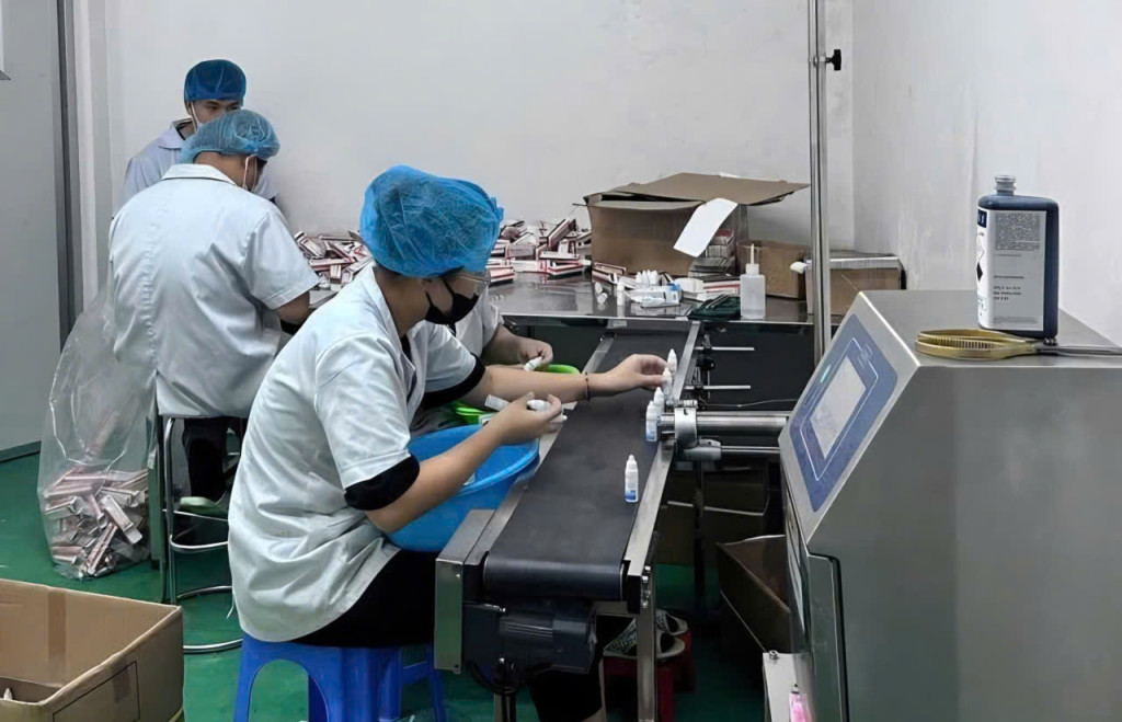 Khu vực đóng gói của Công ty Shabigroup
