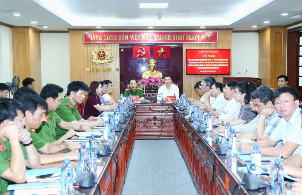Toàn cảnh hội nghị tại điểm cầu Thanh Hóa (Ảnh: Quốc Hương)