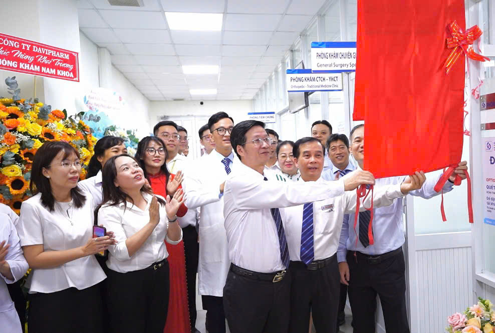 Lễ khai trương phòng khám nam khoa tại cơ sở 2 Bệnh viện Nhân dân Gia Định. (Ảnh: BVCC)