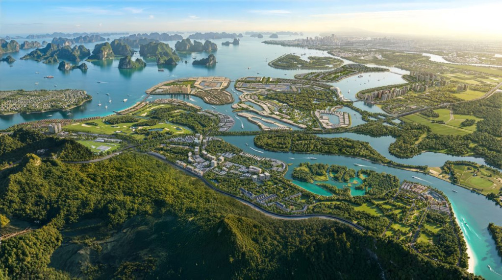 Vịnh Thiên Đường được xem như “đại sứ” của Vinhomes Global Gate Hạ Long, nơi cửa ngõ dẫn dòng tiền đổ về siêu đô thị.