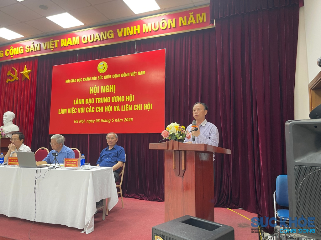 Ông Phạm Công Bổng – Uỷ viên Thường vụ, Trưởng Ban Tổ chức, Chánh văn phòng Trung ương Hội phát biểu tại sự kiện