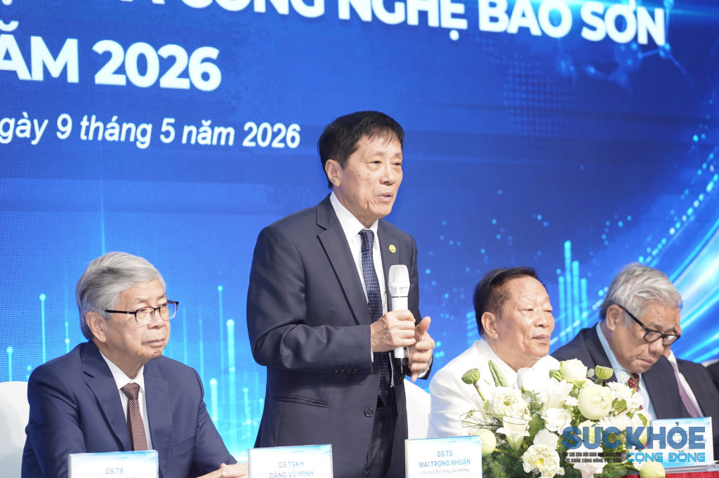 Giáo sư, Tiến sĩ Mai Trọng Nhuận, Chủ tịch Hội đồng Giải thưởng phát biểu tại sự kiện (Ảnh: PV)