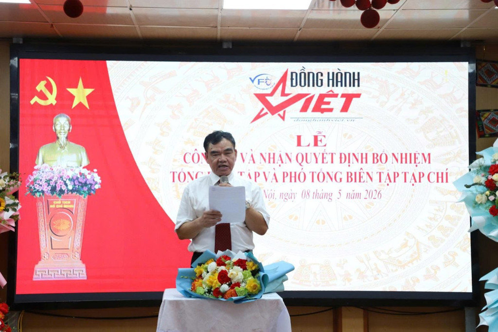 Nhà báo Nguyễn Gia Cương - nguyên Tổng Biên tập tạp chí phát biểu tại sự kiện (Ảnh: BTC)