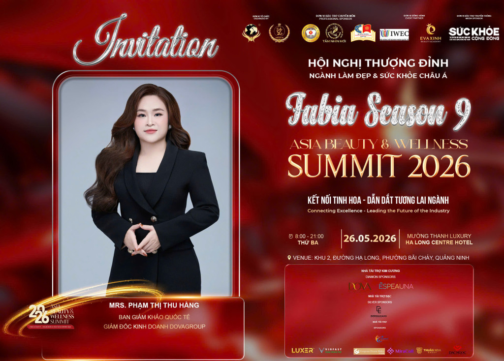 Phạm Thị Thu Hằng – Giám đốc Kinh doanh DOVA Group, thành viên Ban Giám khảo quốc tế FABIA Season 9 (Ảnh: BTC)