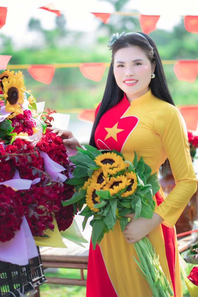 Chị Hoàng Thị Lợi gắn hình ảnh người thủ lĩnh với tinh thần phụ nữ tự chủ, bản lĩnh và biết lan tỏa giá trị tích cực (Ảnh: BTC)