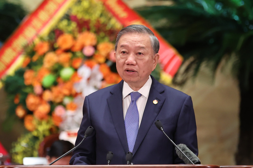 Tổng Bí thư, Chủ tịch nước Tô Lâm: Đại đoàn kết toàn dân tộc là truyền thống quý báu, là đường lối chiến lược của Đảng, là cội nguồn sức mạnh Việt Nam (Ảnh VGP/Nhật Bắc)