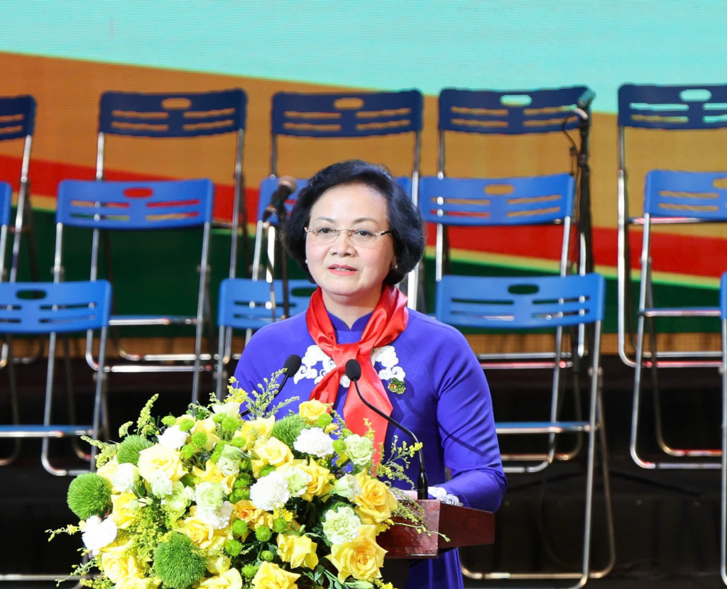Phó Thủ tướng Phạm Thị Thanh Trà phát biểu chỉ đạo tại chương trình (Ảnh: VGP/Thu Giang)