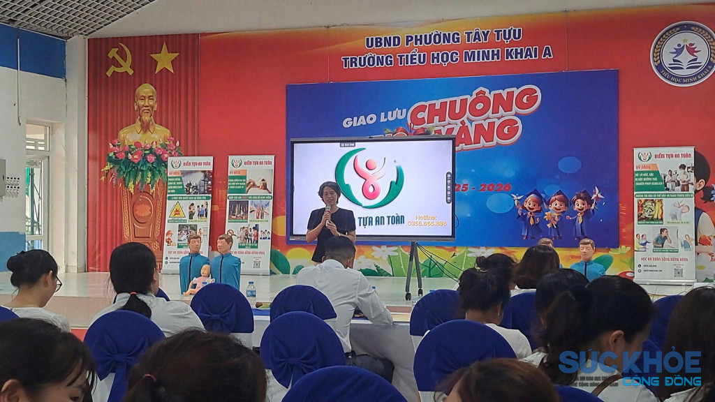 Chung tay xây dựng môi trường học tập an toàn cho trẻ em trước mùa hè 2026 tại phường Tây Tựu (Ảnh PV)