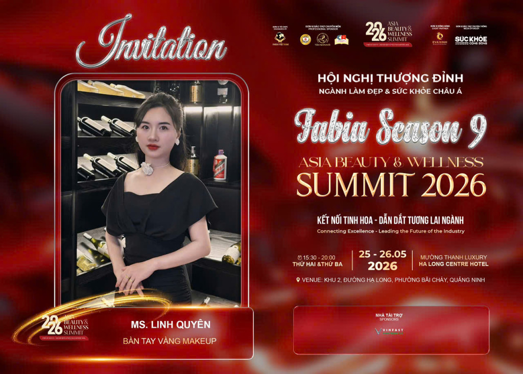 Vinh danh tại FABIA Season 9 - Asia Beauty & Wellness Summit 2026 (Ảnh: BTC)