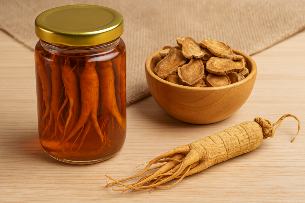 Hồng sâm còn được sử dụng nhằm hỗ trợ cải thiện chức năng sinh lý ở cả nam và nữ (Ảnh: Sưu tầm)