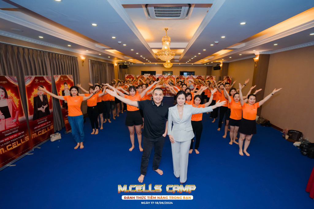 M.Cells Camp - hoạt động huấn luyện đội nhóm, đánh thức tiềm năng và xây dựng tinh thần đồng đội (Ảnh: BTC)