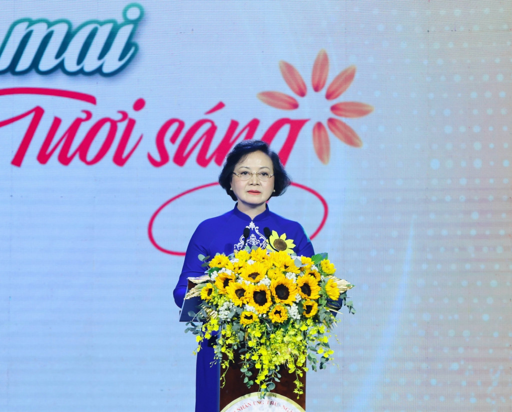 Phó Thủ tướng Phạm Thị Thanh Trà phát biểu tại chương trình (Ảnh: VGP/Thu Giang)