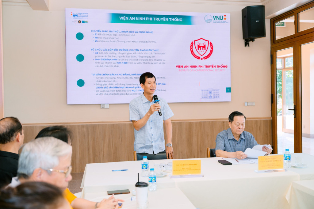 GS.TS Hoàng Đình Phi cho rằng việc kết nối đa lĩnh vực sẽ giúp rút ngắn khoảng cách giữa nghiên cứu và ứng dụng thực tiễn