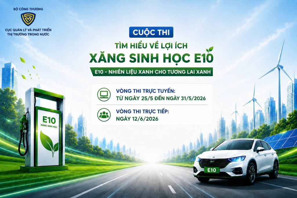 Cục Quản lý và Phát triển thị trường trong nước (Bộ Công Thương) tổ chức Cuộc thi 