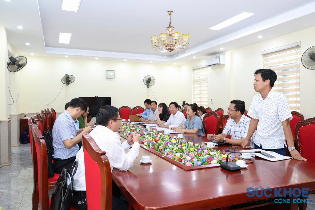 Đoàn kiểm tra làm việc tại cơ Sở (ảnh: TL)