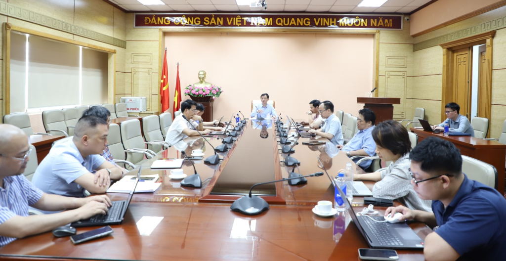 Toàn cảnh cuộc họp (Ảnh: BYT)