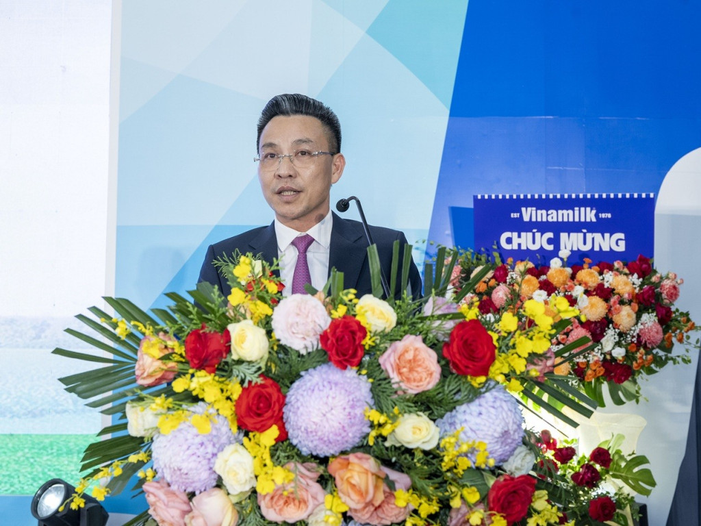Ông Quách Quang Đông - Phó Cục trưởng Cục Công nghiệp, Bộ Công Thương phát biểu tại triển lãm (Ảnh: PV)