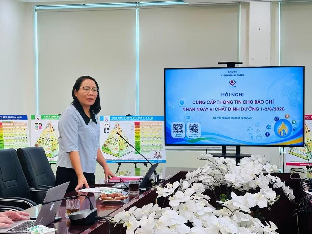 Phó giáo sư Trương Tuyết Mai - Phó Viện trưởng Viện Dinh dưỡng Quốc gia (Ảnh: T.G/Vietnam+)