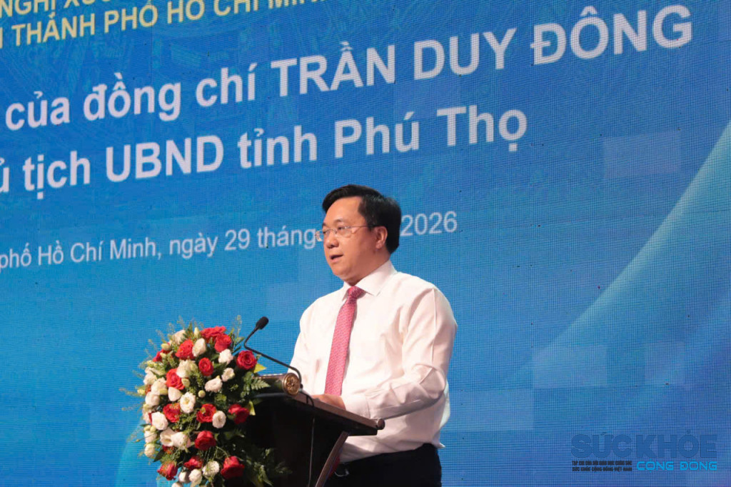 Phát biểu khai mạc hội nghị, đồng chí Trần Duy Đông nhấn mạnh định hướng phát triển của tỉnh Phú Thọ trong giai đoạn mới ( ảnh: TL)
