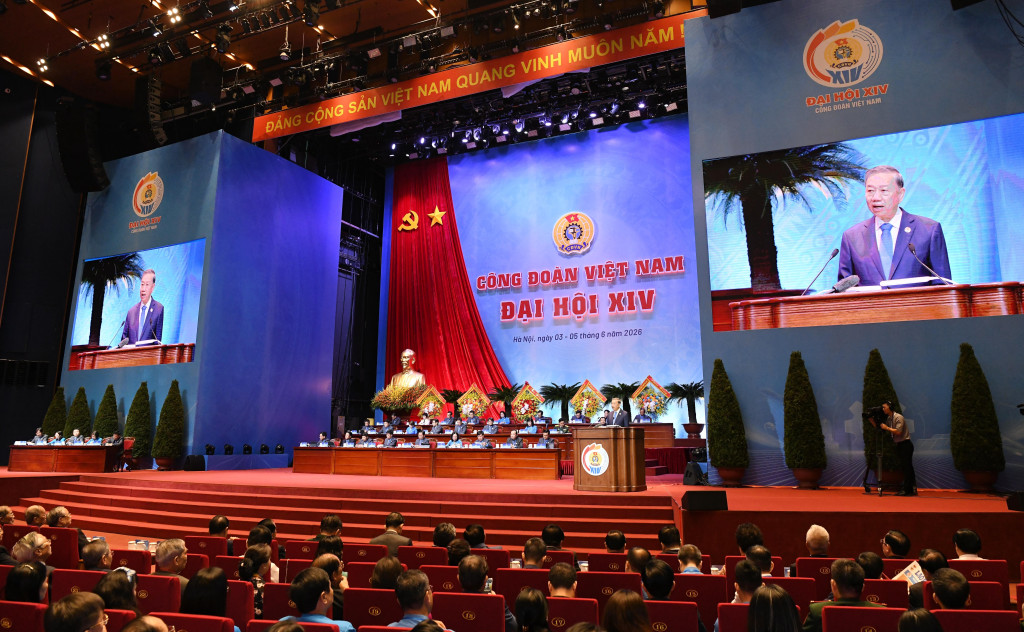Tổng Bí thư, Chủ tịch nước Tô Lâm phát biểu chỉ đạo tại Đại hội (Ảnh: Lâm Hiển)