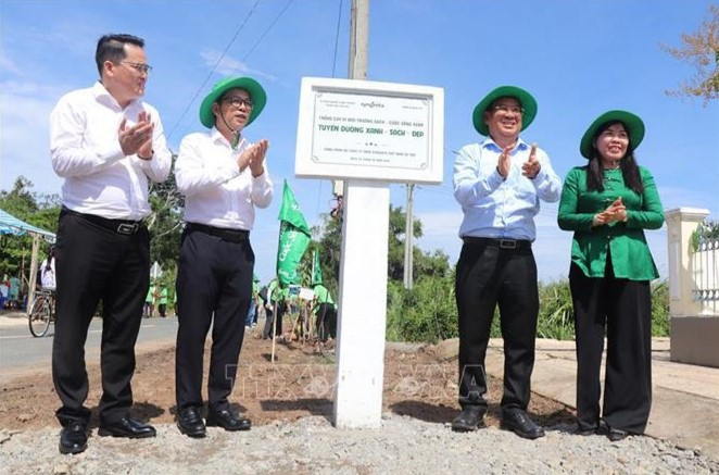 Trong giai đoạn 2021 - 2026, trên địa bàn TP Cần Thơ đã thực hiện trồng trên 4.300 cây xanh (Ảnh: Thu Hiền/TTXVN)