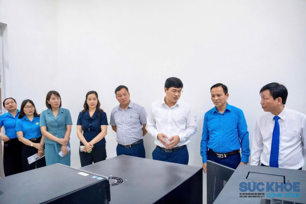 Hệ thống may mọc điều hành của TTYT Khu vực Lâm Thao (ảnh: TL)