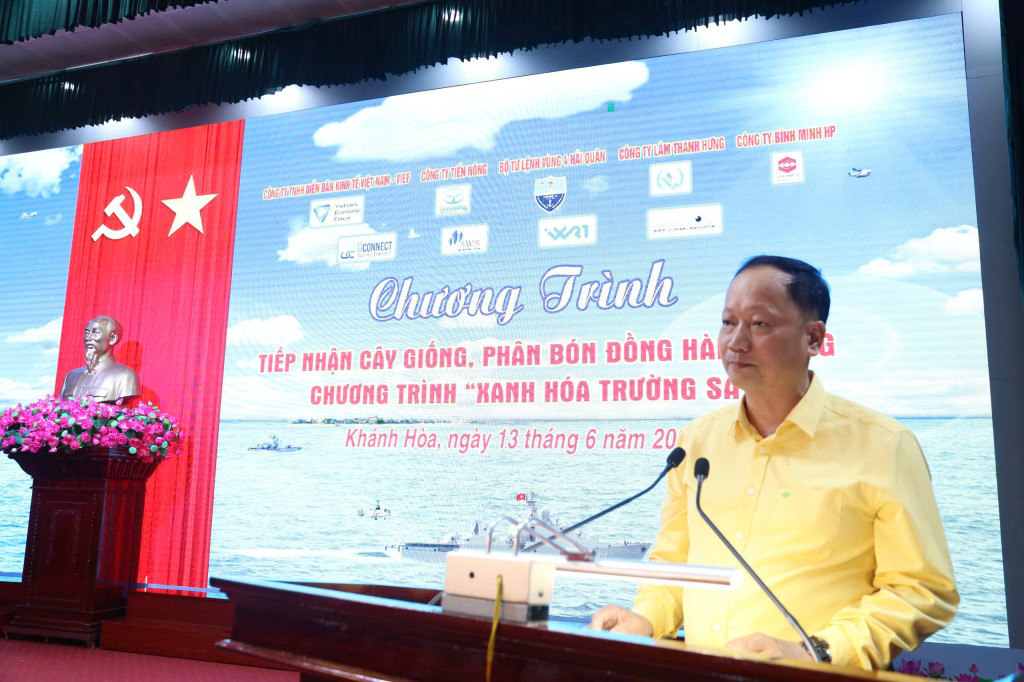 Ông Nguyễn Hồng Lâm – Thành viên HĐQT, Giám đốc Truyền thông Tiến Nông chia sẻ về chiến dịch cộng đồng 