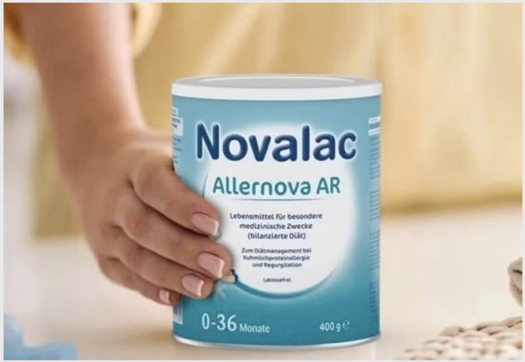 Bộ Y tế cảnh báo không sử dụng sữa bột trẻ em Allernova AR có số lô 183403 do Laboratoires Novalac sản xuất. (Ảnh: Novalac)