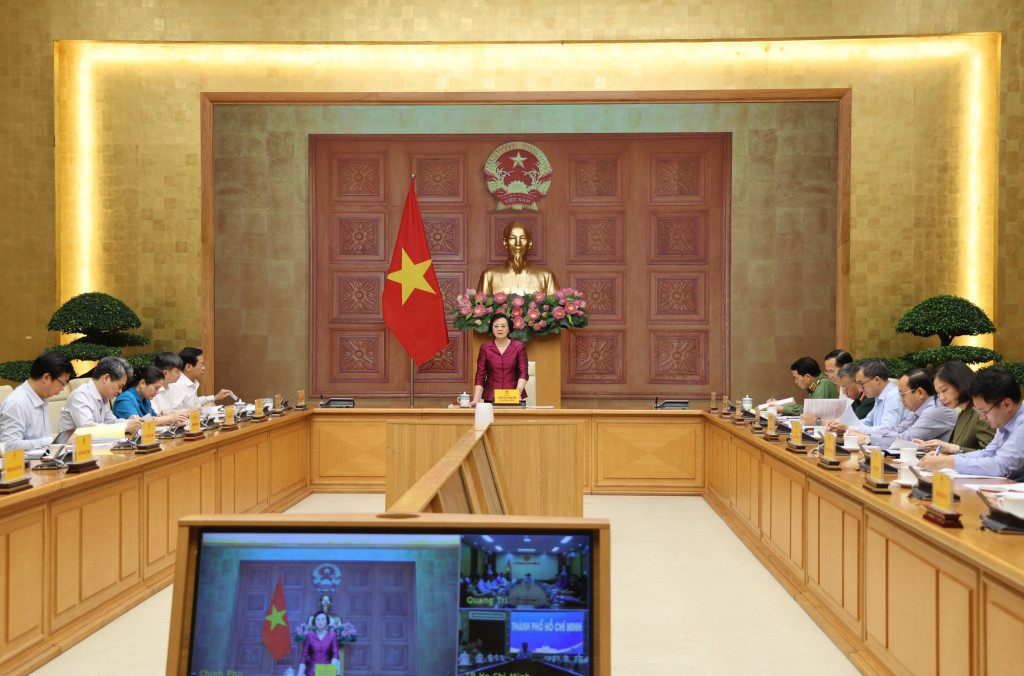 Hội nghị Ban Chỉ đạo triển khai các hoạt động kỷ niệm 80 năm Ngày Thương binh - Liệt sĩ (Ảnh: VGP/Thu Giang)