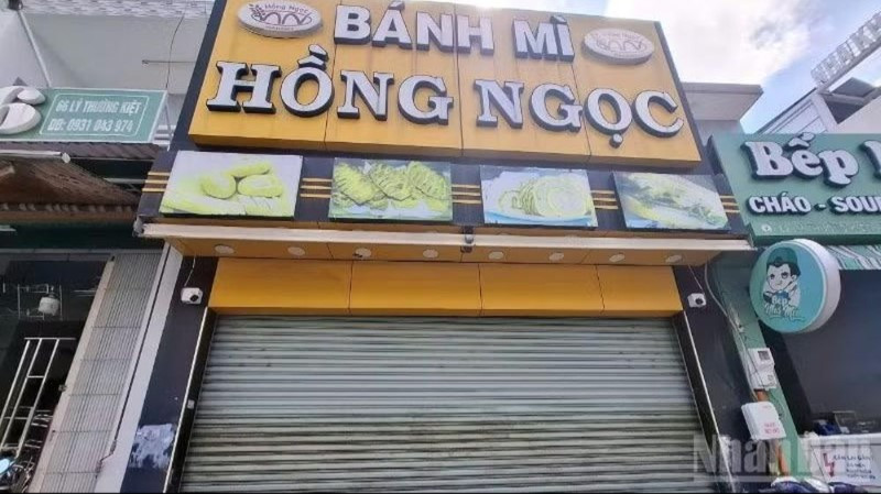 Tiệm bánh mì Hồng Ngọc 37 tạm thời đóng cửa