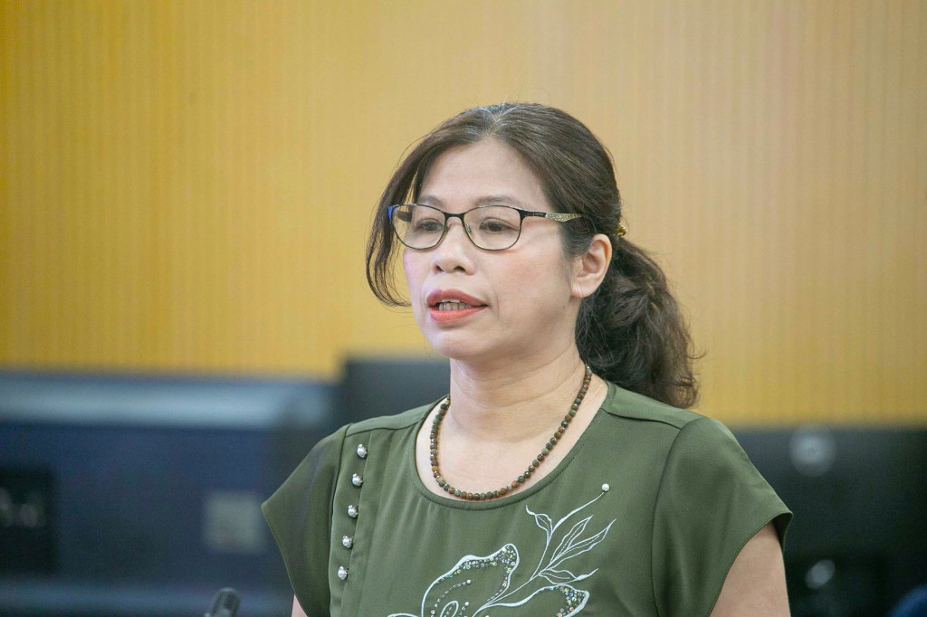 Bà Đặng Thanh Mai, Phó Cục trưởng Cục Khí tượng Thủy văn (Ảnh: TL)