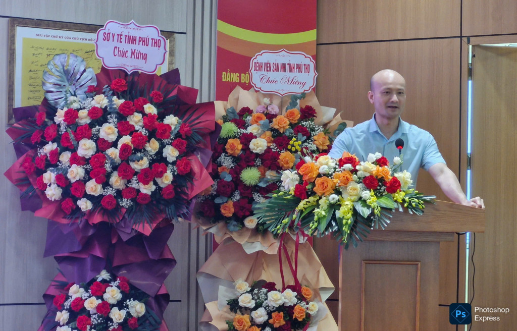 PGS.TS.BS Phạm Trường Sơn – Viện trưởng Viện Tim mạch, Bệnh viện Trung ương Quân đội 108 phát biểu tại Hội thảo (ảnh: Đình Thơm)