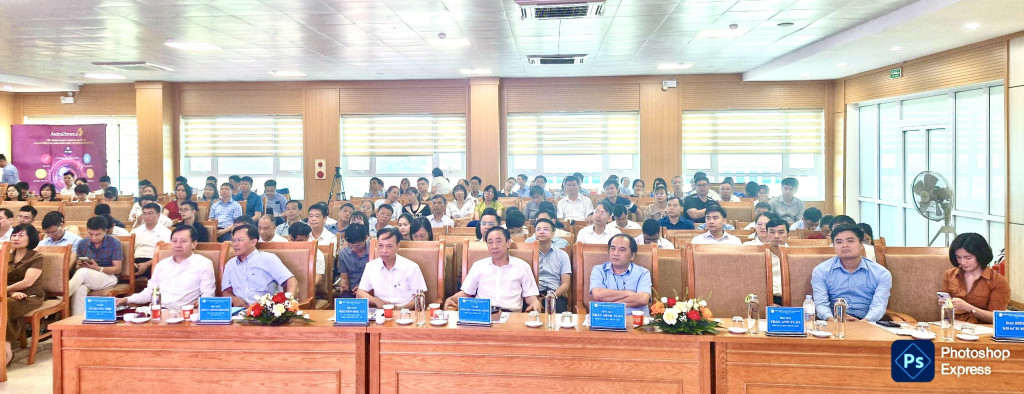 Toàn cảnh buổi hội thảo tại bệnh viện đa khoa khu vực Phú Thọ (ảnh: Đình Thơm)