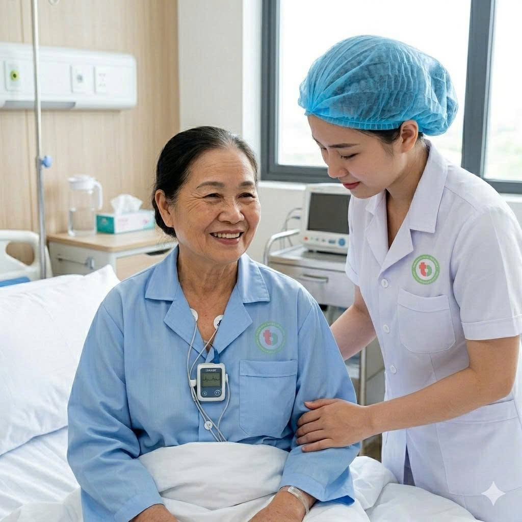 Nhân viên Y tế chăm sóc bệnh nhân nhiệt tình, chu đáo (ảnh: TL)