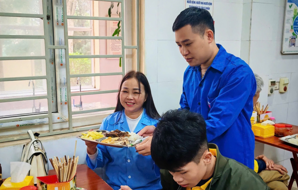 Những xuất ăn bảo đảm an toàn tại Bệnh viện tâm thần tỉnh Phú Thọ (ảnh: TL)
