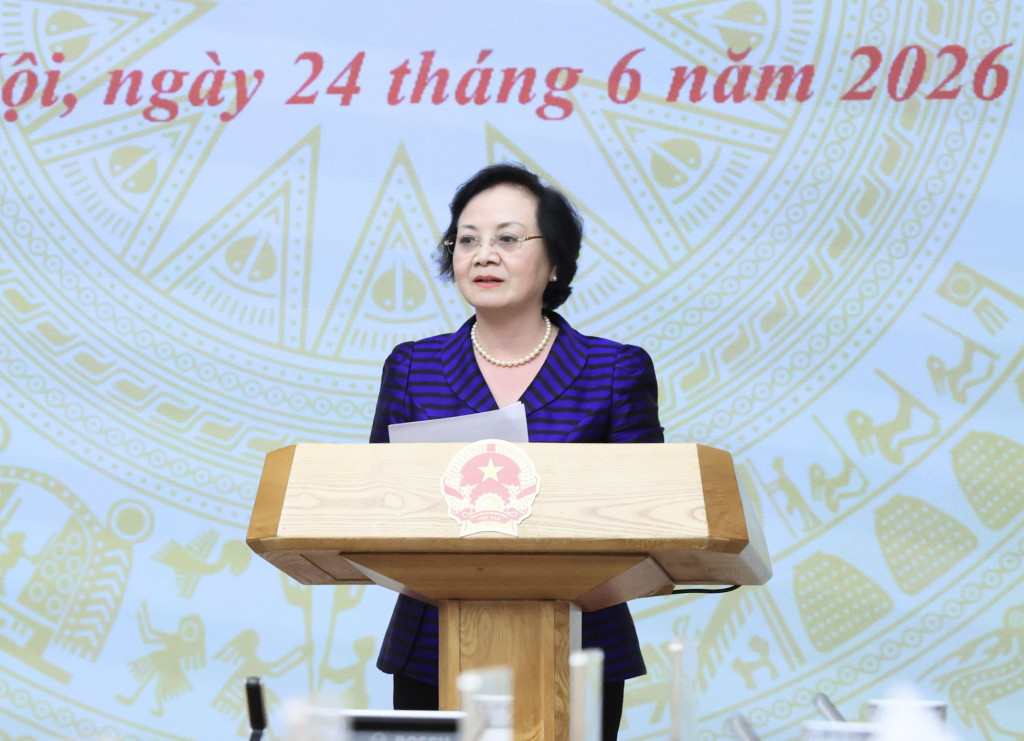 Phó Thủ tướng Phạm Thị Thanh Trà phát biểu tại Lễ ký kết (Ảnh: VGP/Thu Giang)