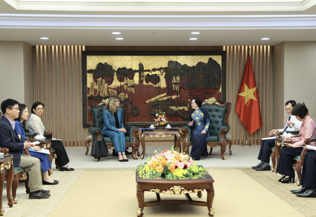 Phó Thủ tướng Phạm Thị Thanh Trà khẳng định Đảng và Nhà nước Việt Nam luôn dành sự quan tâm đặc biệt đối với trẻ em (Ảnh: VGP/Thu Giang)