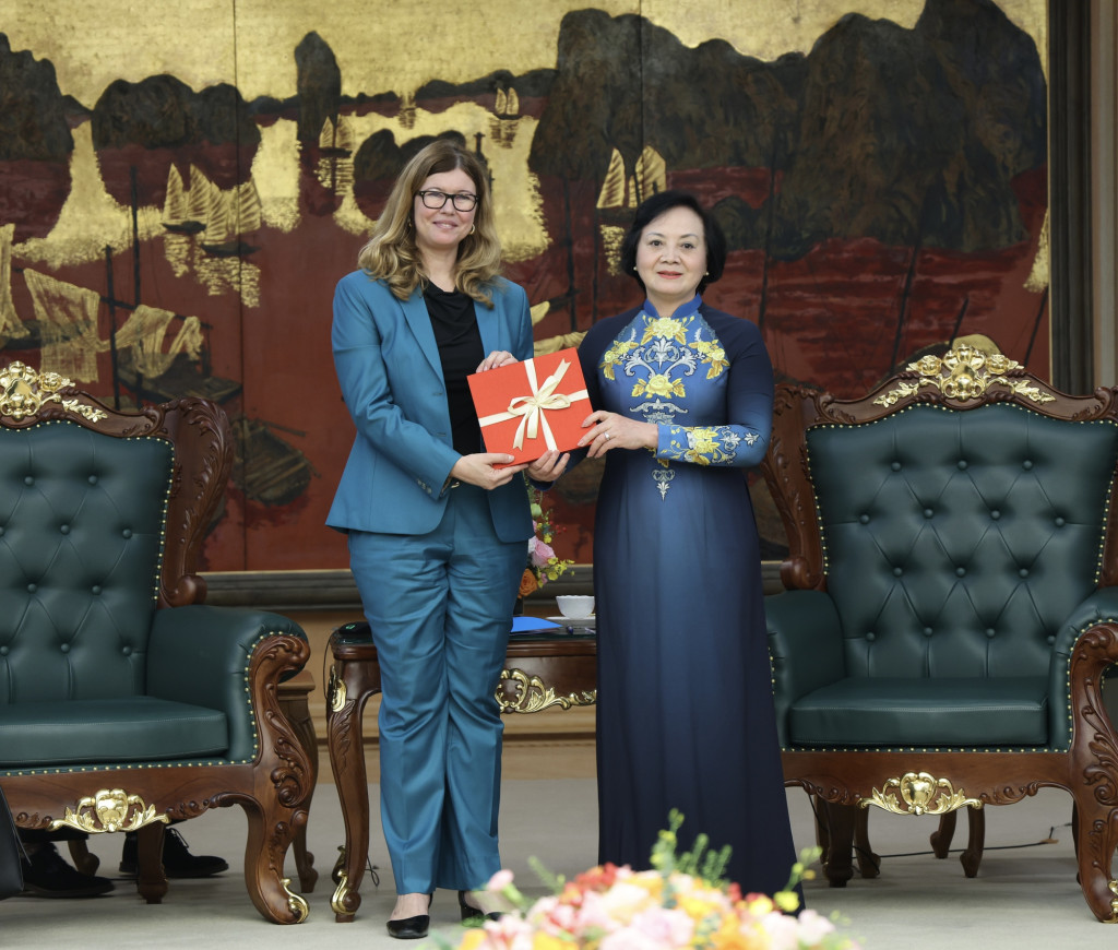 Phó Thủ tướng mong muốn tăng cường hợp tác Việt Nam – UNICEF trong bảo vệ trẻ em trên môi trường số (Ảnh: VGP/Thu Giang)