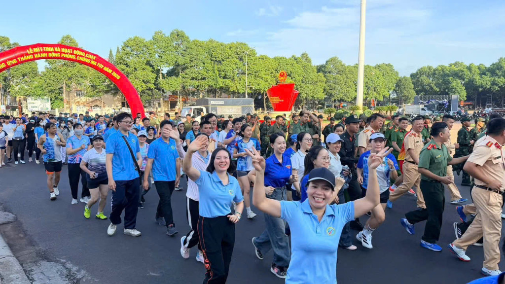 Giải chạy hưởng ứng Tháng hành động phòng, chống ma túy năm 2026 (Ảnh: PV)