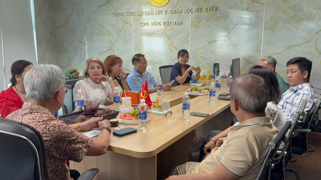 Quang cảnh buổi làm việc (Ảnh:Trung Huy)