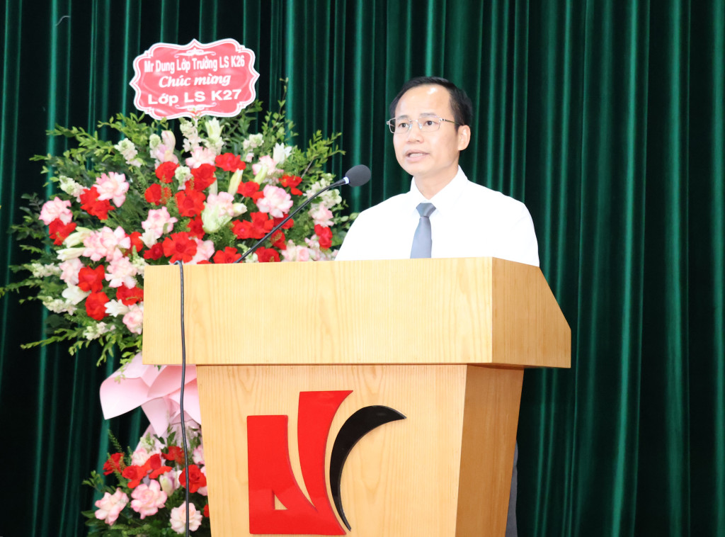 Luật sư Nguyễn Hữu Giang kỳ vọng các học viên sẽ trở thành những luật sư có tâm, có tầm