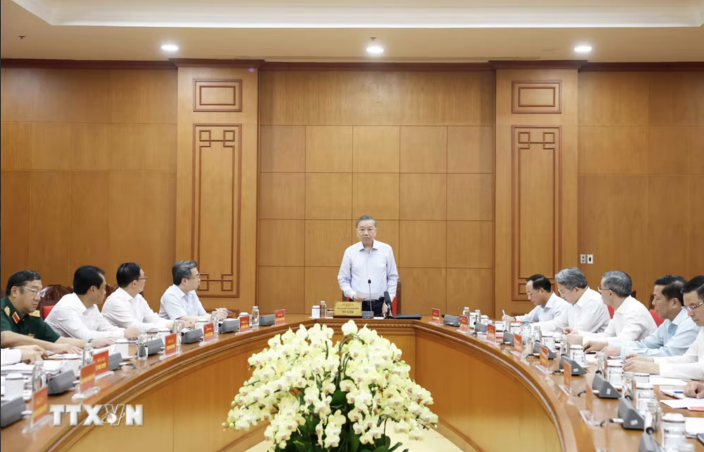 Tổng Bí thư, Chủ tịch nước đề nghị, rà soát, cập nhật toàn bộ kịch bản thiên tai năm 2026 (Ảnh: TTXVN)