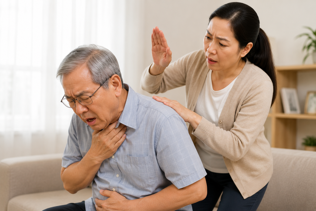 Xử trí khi người bệnh còn tỉnh táo (Ảnh: Sưu tầm)