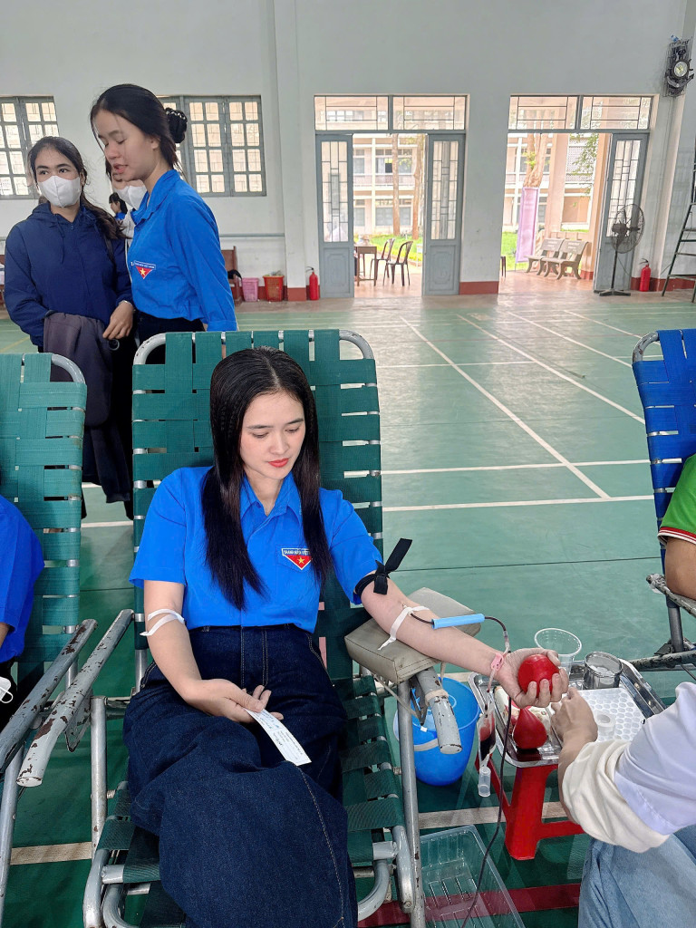 Cô Trương Thị Út Thảo, Bí thư Liên chi đoàn cơ sở Đắk Lắk (Ảnh: Pv)